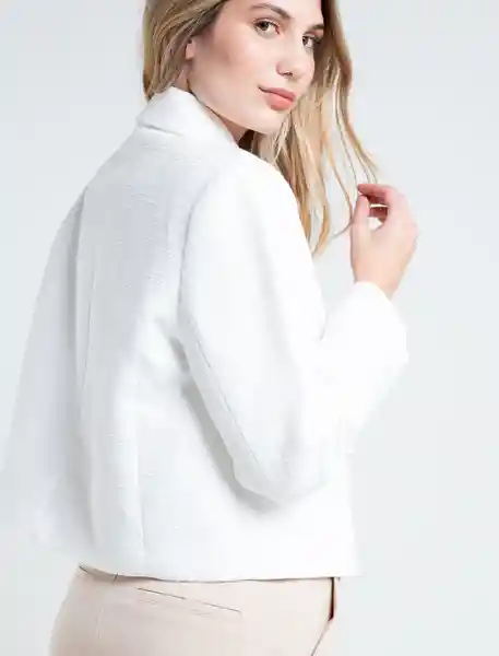 Chaqueta White Mujer Crudo Puro Claro Talla M Naf Naf