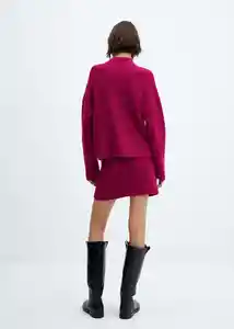 Falda Joan Morado Talla S Mujer Mango