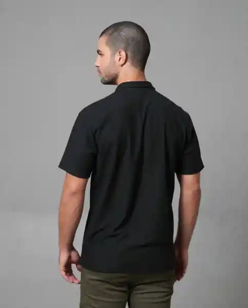 Camiseta Polo Hombre Negro L 192G004_NEG194007 Rifle