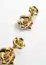 Pendientes Edurne Oro Talla 99 Mujer Mango