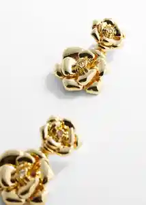 Pendientes Edurne Oro Talla 99 Mujer Mango