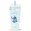 Vaso Plástico Doble Pared Con Pitillo Disney Stitch 480 mLminiso