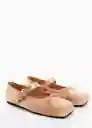 Zapatos Ballet1 Nude Talla 40 Mujer Mango