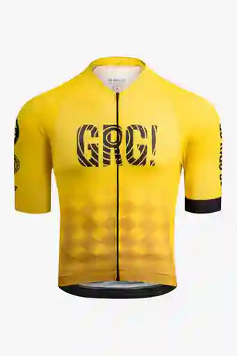 Jersey de Ciclismo Coolblack Jaune Unisex T. L KM200 Go Rigo Go