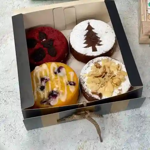 Caja x 4 tortas mini surtidas