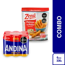 Combo Andina Refajo + Zenú Palito de Pollo Apanado