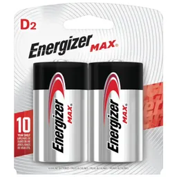Energizer Max Pilas Alcalinas D 2