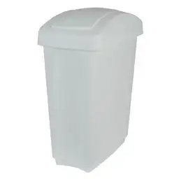 Rubbermaid Papelera Vaivén Blanca de 12 L FG451300WHT