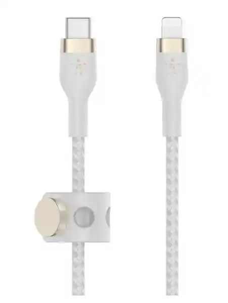 Belkin Cable Pro Flex USB-C a Lightning Blanco 2 m