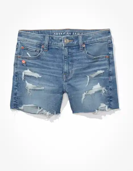 Short Mujer Azul Talla 2 400381187336 American Eagle