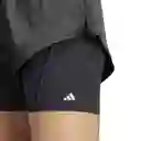 Adidas Short Power 2In1 Para Mujer Negro Talla XS