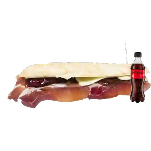 Combo Jamón Serrano + Coca Cola Sin Azúcar 400 ml