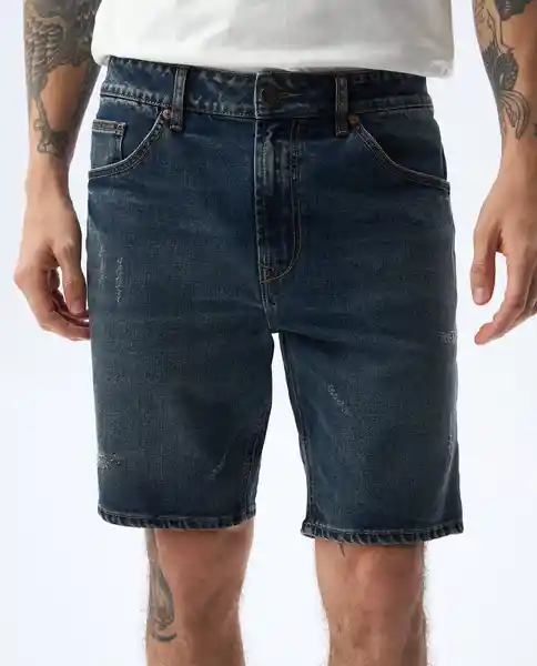 Bermuda Hombre Azul Talla 32 551G001_AZU174021 Americanino