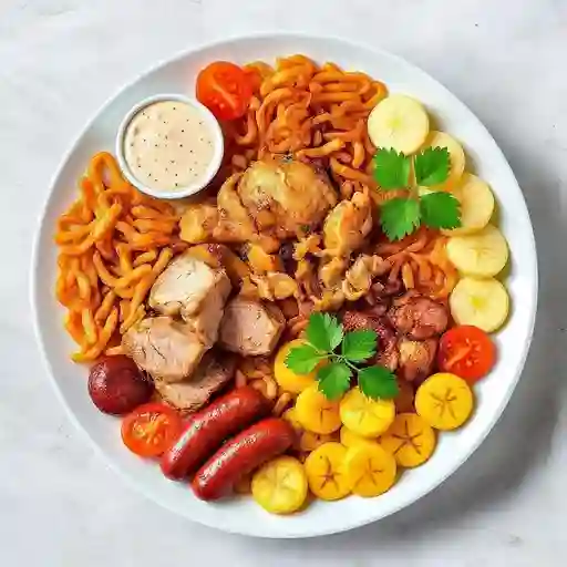 Picada 4 personas con gallina