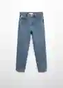 Jean Dad Tejano Medio Talla 06 Niños Mango