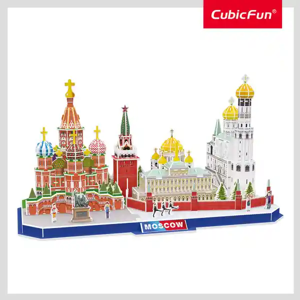 Cubic Fun Rompecabezas City Line Moscú 3D