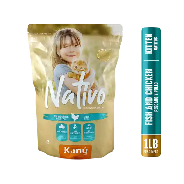  Kanu Alimento Para Gato Nativo Mantenimiento Gatitos 