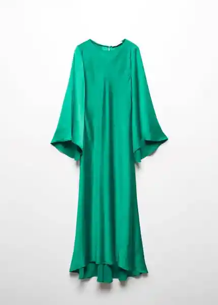 Vestido Rosa-A Verde Talla M Mujer Mango