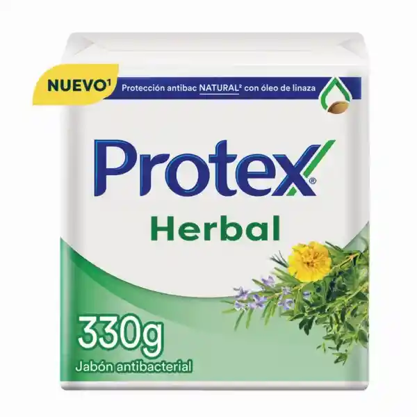 Jabón Antibacterial Protex Herbal 110 g x 3