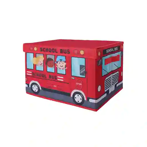 Organizador de Tela Grande Con Tapa Serie Miniso Rojo Miniso
