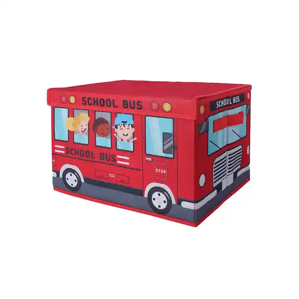 Organizador de Tela Grande Con Tapa Serie Miniso Rojo Miniso