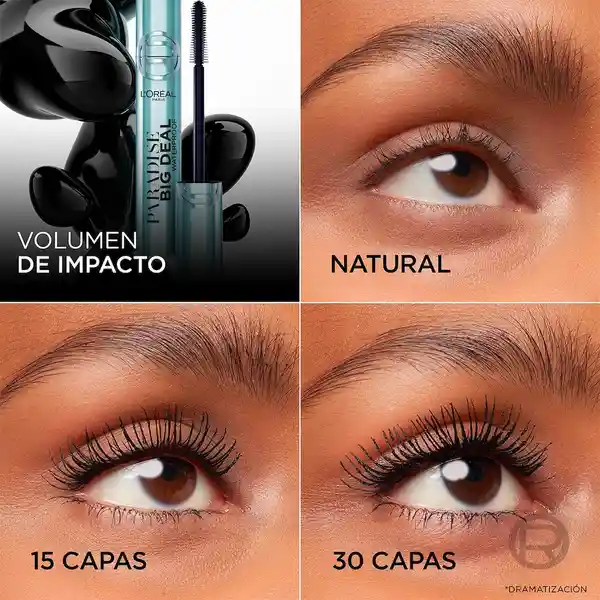 Máscara de pestañas Lash Paradise Big Deal Waterproof