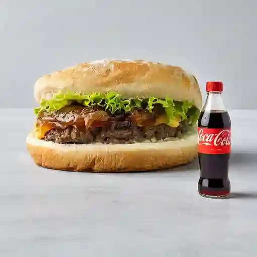Combo 2 X1 Burger de Carne +Cocacola Orig 255 ml