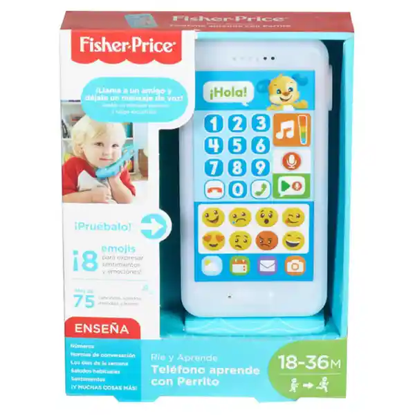 Fisher Price Juguete Didáctico Smartphone Grabando Perrito