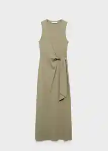 Vestido Ferti Khaki Talla M Mujer Mango