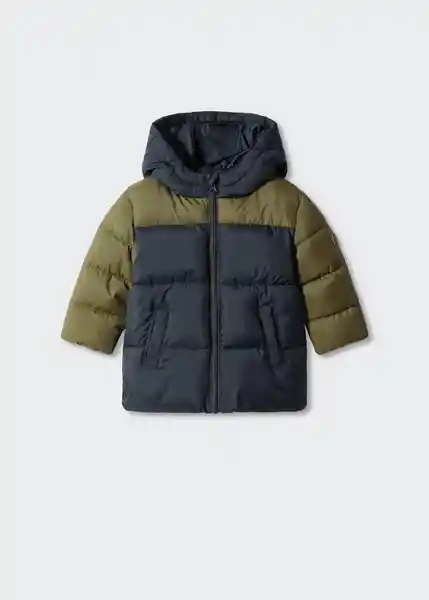 Abrigo Anorak Aldol Negro Talla 69 Niños Mango