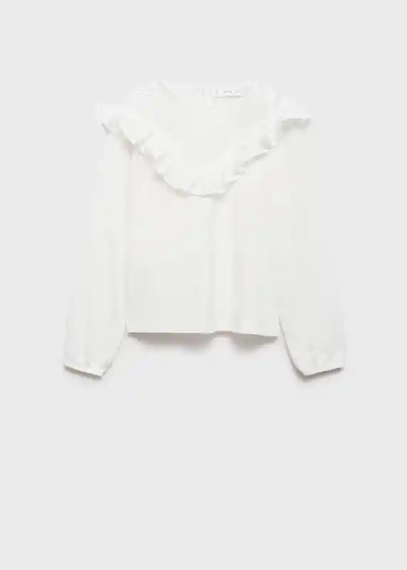 Camiseta Puri Off White Talla 10 Niñas Mango