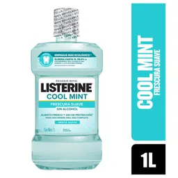 Listerine Enjuague Bucal Cool Mint Zero Alcohol Menta Suave