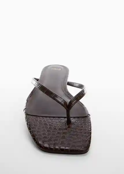 Sandalias Tutti Chocolate Talla 39 Mujer Mango