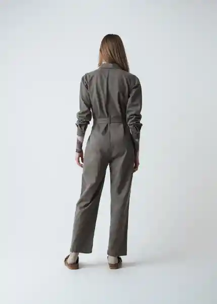 Enterizo Sunna Mujer Gris Cable Talla S 469g301 Naf Naf