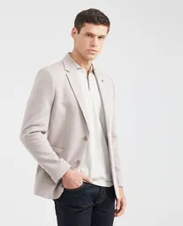 Blazer Continuativo Beige Atmósfera Medio Talla M Chevignon