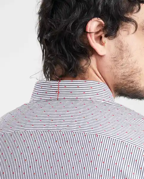 Camisa Premium With Strip Blanco 0 Claro Talla M Chevignon