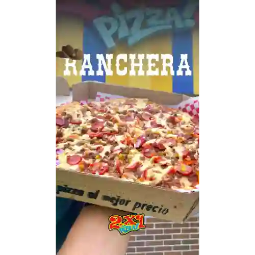 2X1 Pizza Mediana Ranchera