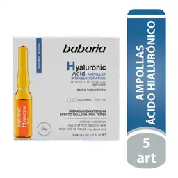 Babaria Ampollas Ácido Hialurónico 10 mL