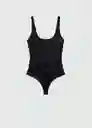 Body Xeclip Negro Talla M Mujer Mango