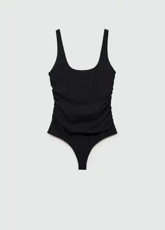 Body Xeclip Negro Talla M Mujer Mango