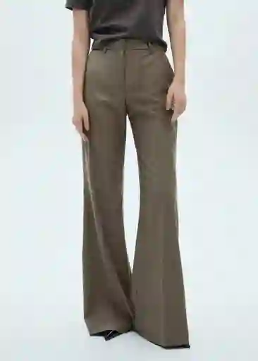 Pantalón Irish Beige Talla 42 Mujer Mango