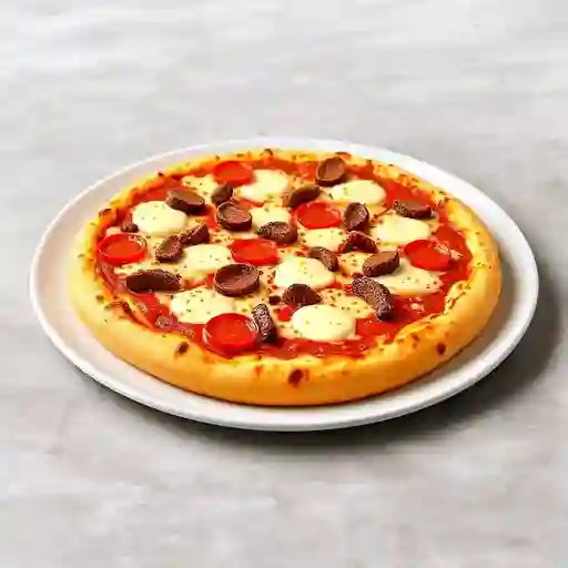 Pizza De La Casa Tres Carnes S