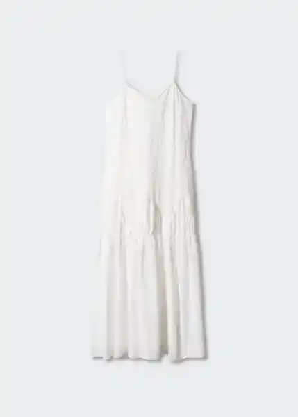 Vestido Angelina Blanco Talla 19 Mango Teen Girl Mango