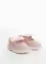 Zapatillas Deportiva Ribbon Rosa Talla 24 Niñas Mango