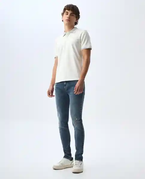 Camiseta Hombre Crudo Talla XS 801G000_CRU110606 Americanino