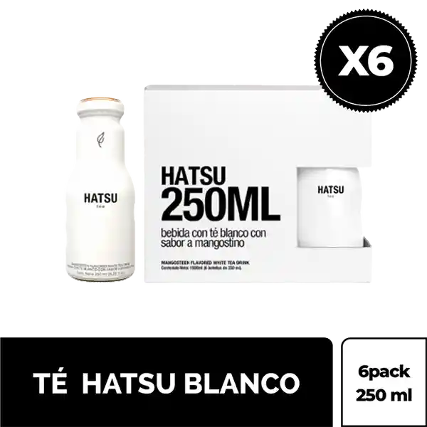 Hatsu Té Blanco con Sabor a Mangostino