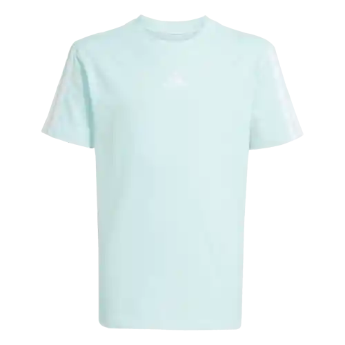 Adidas Camiseta Manga Corta 3S Tee 160 de Niño Azul Talla L