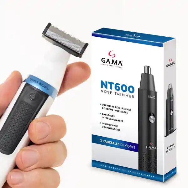 Gama Set Afeitadora Trimmer Gblade + Afeitadora Trimmer Gnt 600