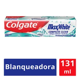 Crema Dental Colgate Max White Complete Clean 131 ml