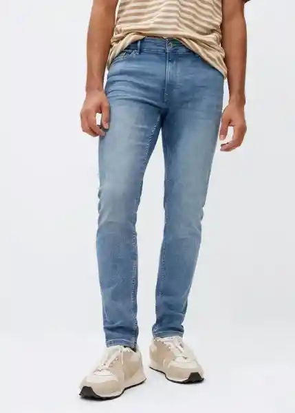 Jeans Jude Tejano Medio Talla 44 Hombre Mango